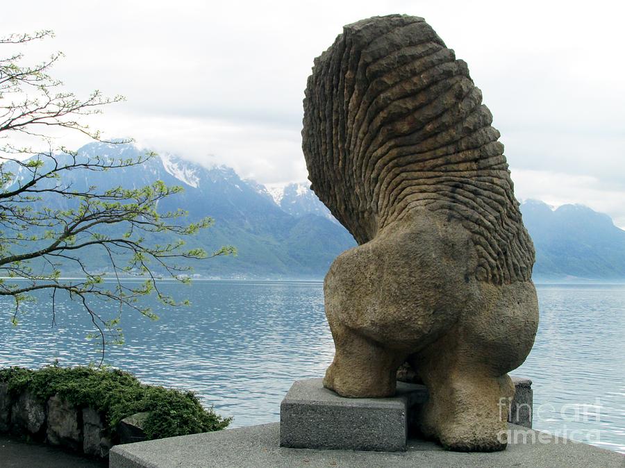 Montreux Statue Photograph by Lynellen Nielsen