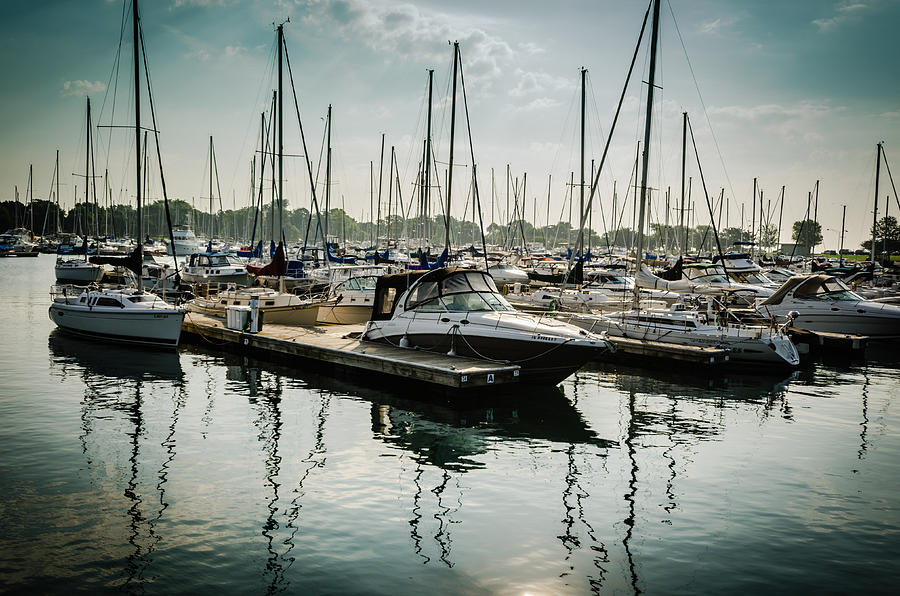 Montrose Marina in the Morning Photograph by Anthony Doudt