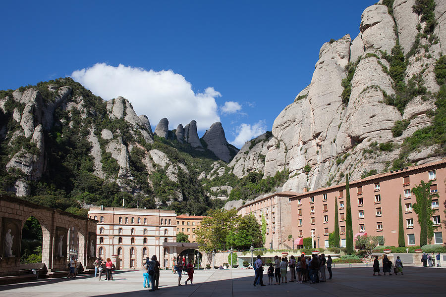 Montserrat Monastery and Mountain in Catalonia Photograph by Artur Bogacki