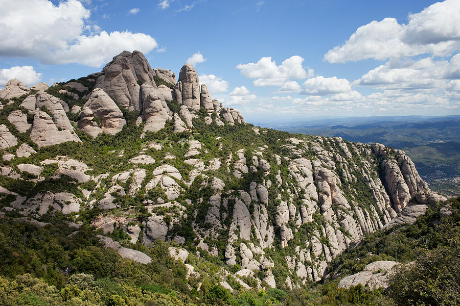 Mountain Photograph - Montserrat Mountain in Spain by Artur Bogacki