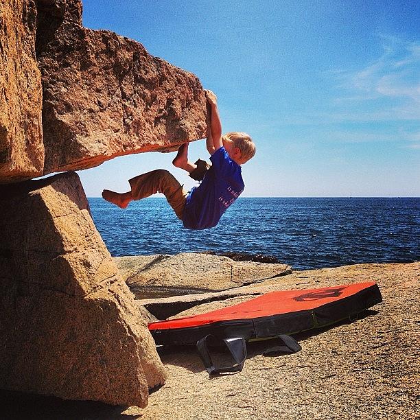 Rockclimbing Photograph - Monument Cove Wins The Award For Most by Kevin Osgood