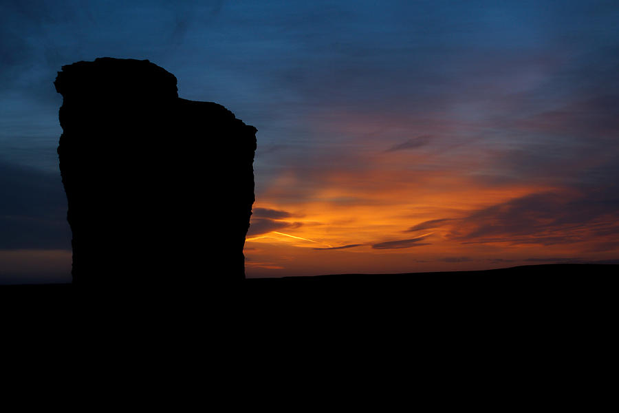 Monument Rocks Sunset Photograph by Alan Hutchins