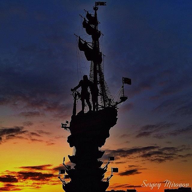 Monument To The Great Russian Emperor Photograph by Sergey Mironov