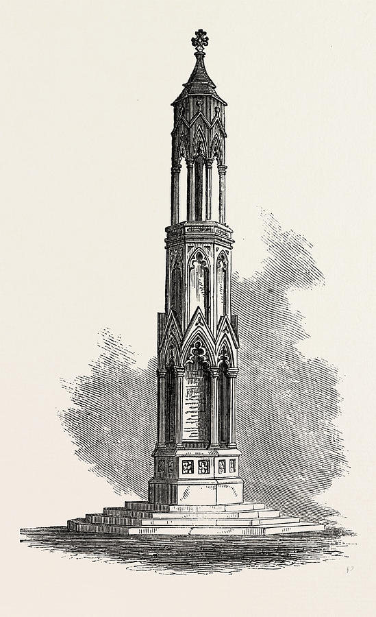 Monument To The Late Sir Eardley Wilmot Drawing by English School