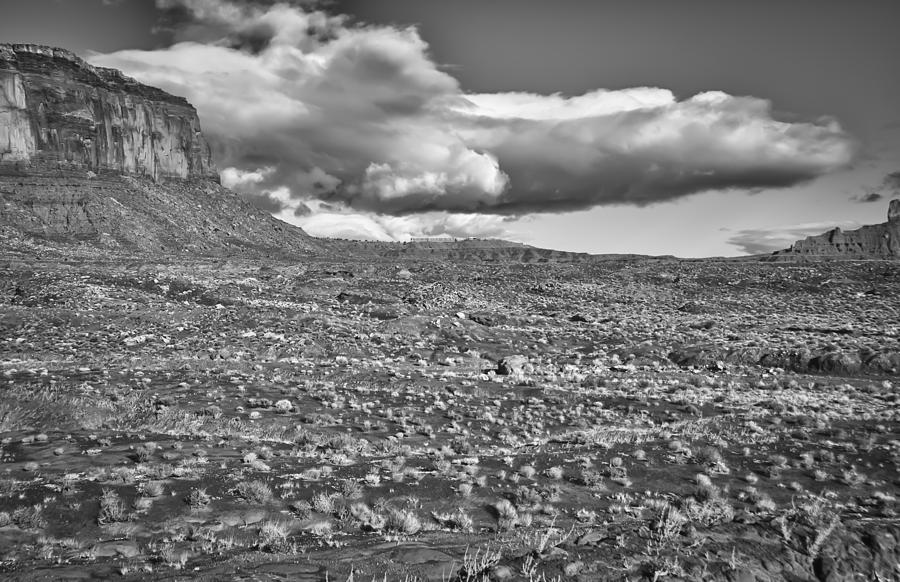 Monument Valley 1 BW Photograph by Ron White
