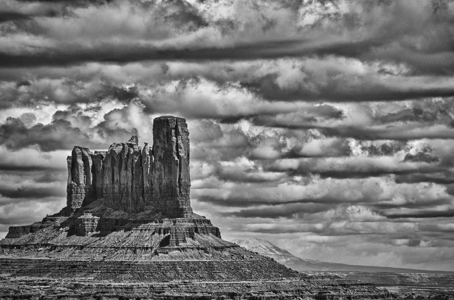 Monument Valley 6 BW Photograph by Ron White