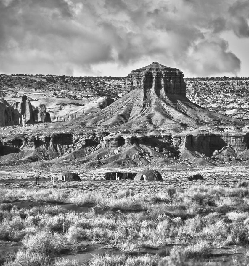 Monument Valley 7 BW Photograph by Ron White