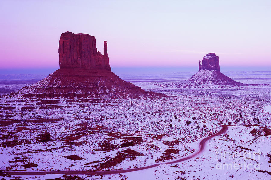 Monument Valley on New Years Day Photograph by Benedict Heekwan Yang