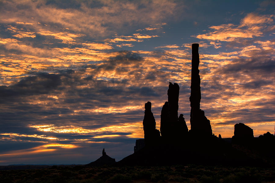Landscape Photograph - Monument Valley at Sunrise by Michael Ash