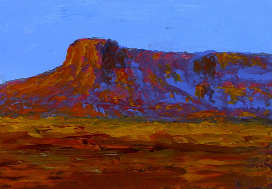 Monument Valley At Sunset Painting by Fred Wilson