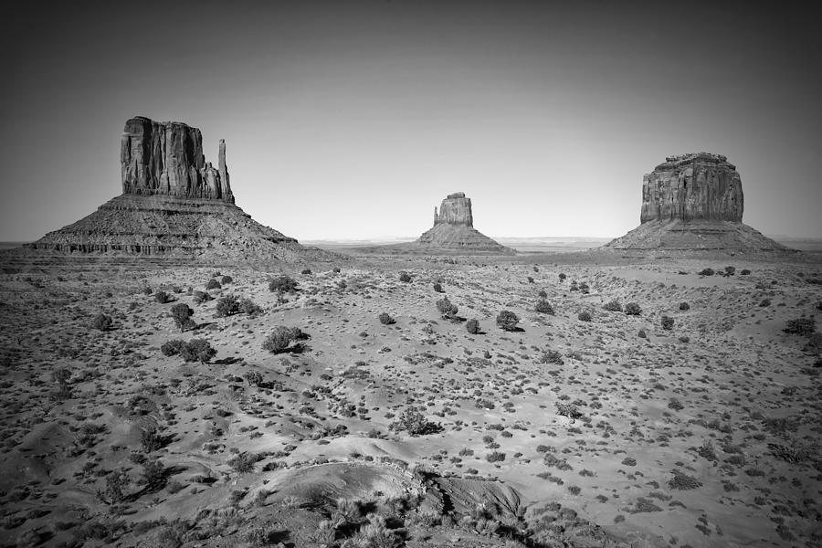 America Photograph - Monument Valley Bw by Melanie Viola America Photograph - Monument Valley Bw by Melanie Viola