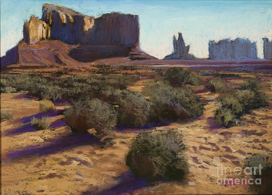 Brush Painting - Monument Valley by Dave Holman
