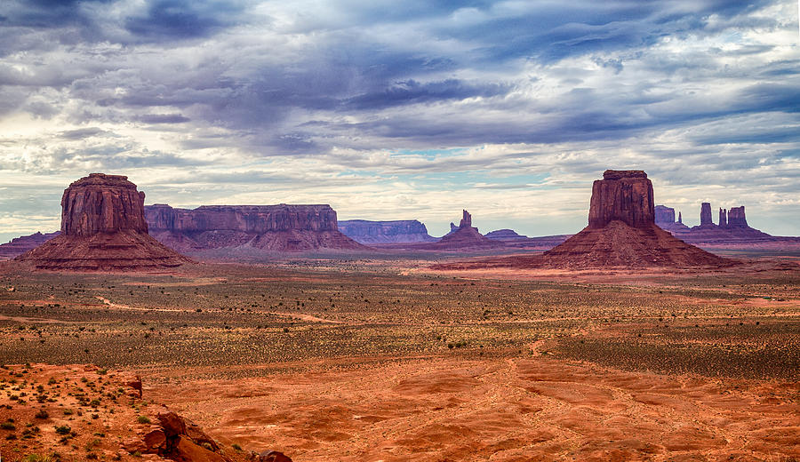 Monument Valley from Artists Point Photograph by Levin Rodriguez