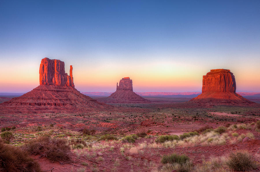 Monument Valley Glow Photograph by Basic Elements Photography