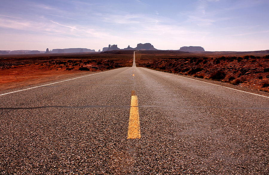 Forrest Gump Photograph - Monument Valley Highway by Benjamin Yeager