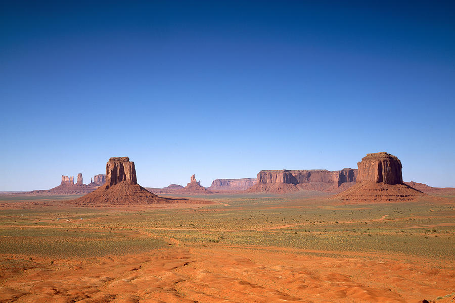 Monument Valley in Arizona and Utah is a Navajo Nation Tribal Park Photograph by Carol M Highsmith