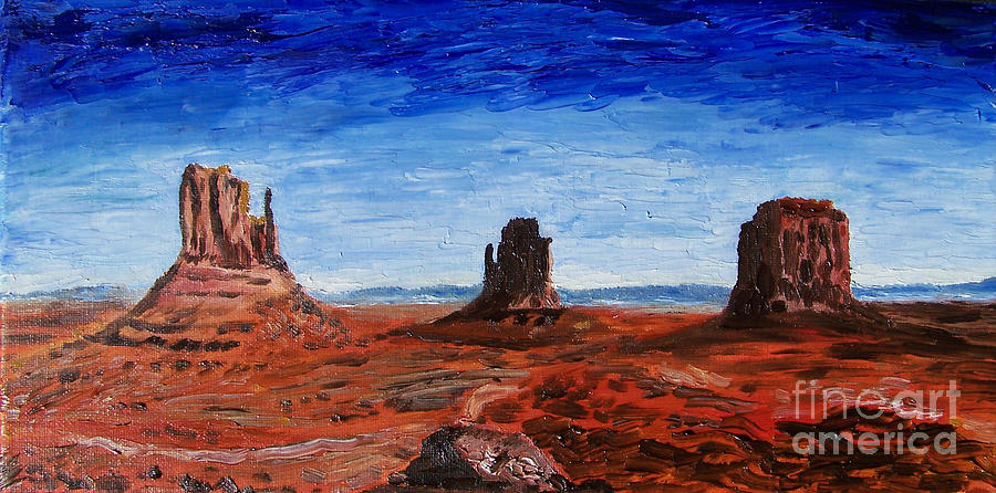 Nature Painting - Monument Valley by Kevin Croitz