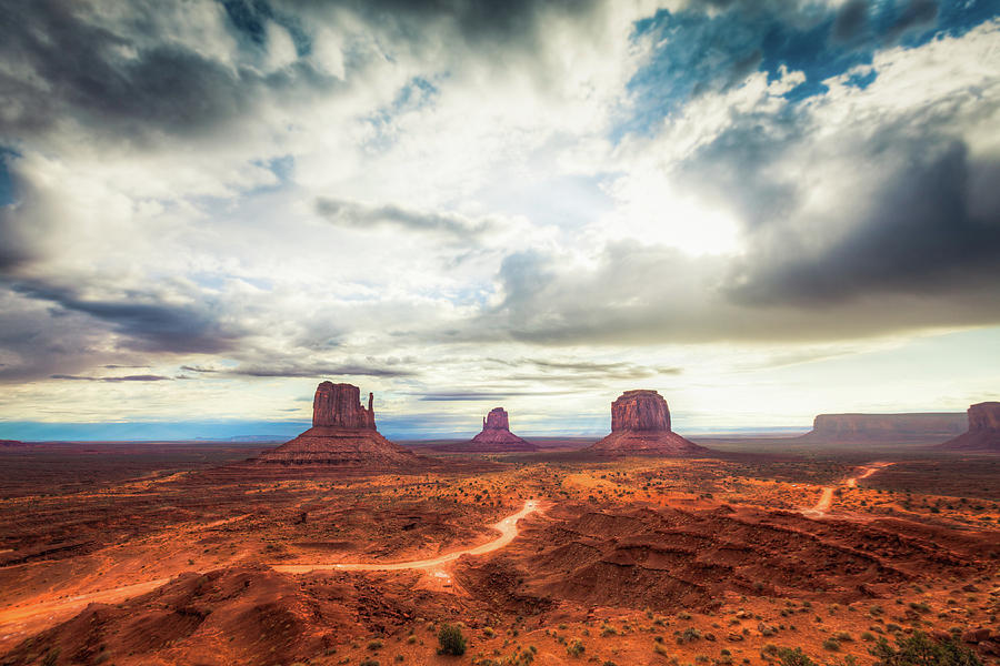 Monument Valley Landscape Photograph by Lightkey