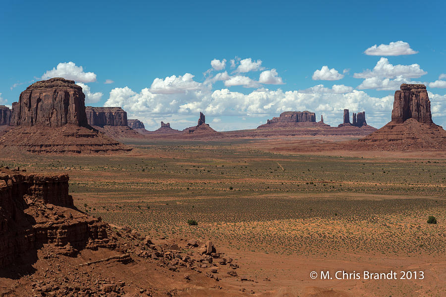 Monument Valley Photograph - Monument Valley by M Chris Brandt
