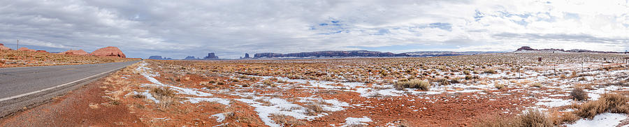 Desert Photograph - Monument Valley Panorama 1 by Jason Chu