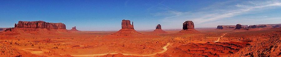 Landscape Photograph - Monument Valley Panorama by Benjamin Yeager