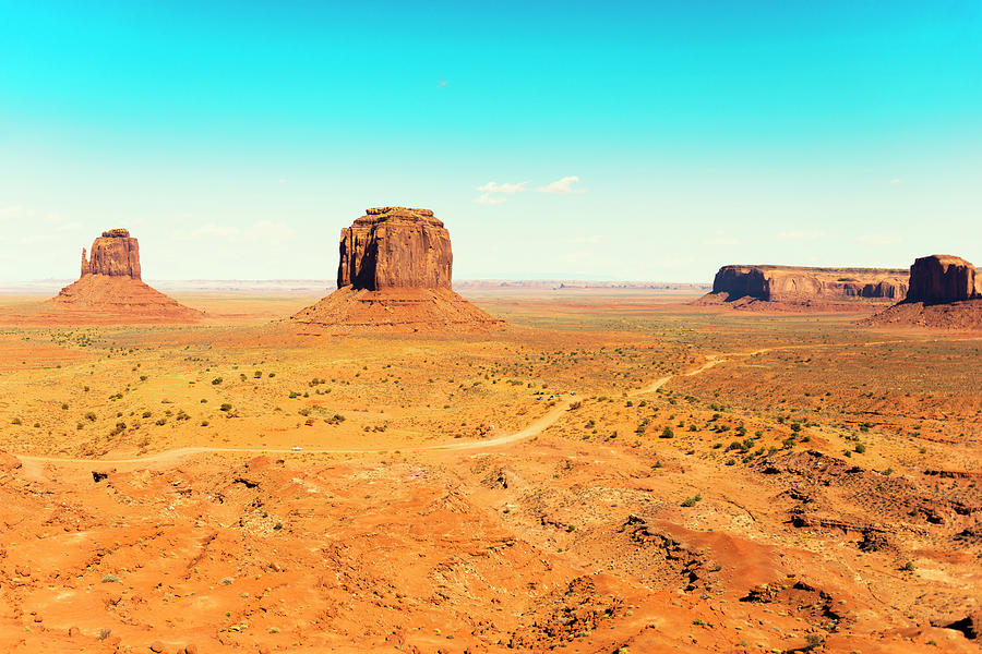 Monument Valley Panorama - Tribal Photograph by Franckreporter