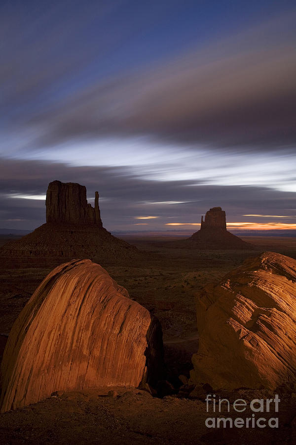 Monument Valley Pre-dawn Photograph by Sean Bagshaw