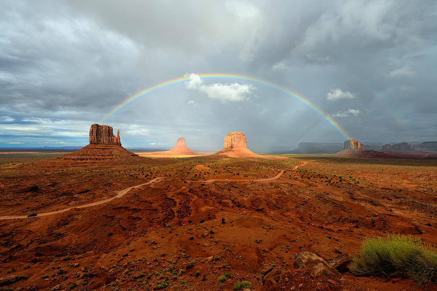 Monument Valley Rainbow Photograph by Mark Whitt