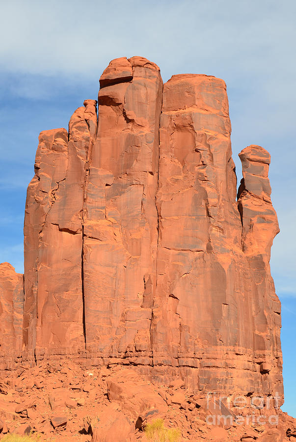 Monument Valley Red Sandstone Formation The Hand Photograph by Shawn OBrien