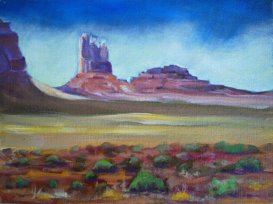 Monument Valley Painting by Richard  Willson