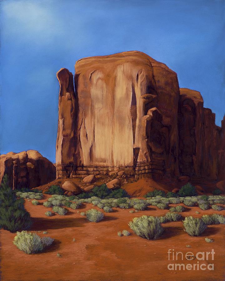 Monument Valley- Sunlit Painting by Xenia Sease - Fine Art America