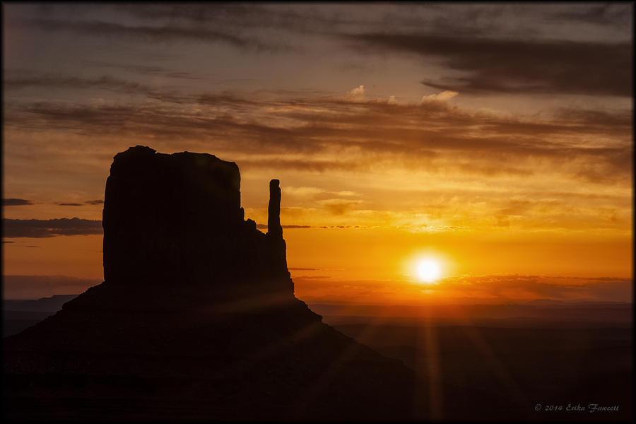Monument Valley Sunrise Photograph by Erika Fawcett