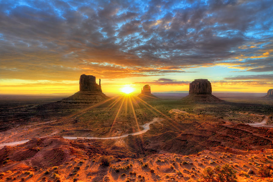 Monument Valley Sunrise Photograph By Mark Whitt Fine Art America