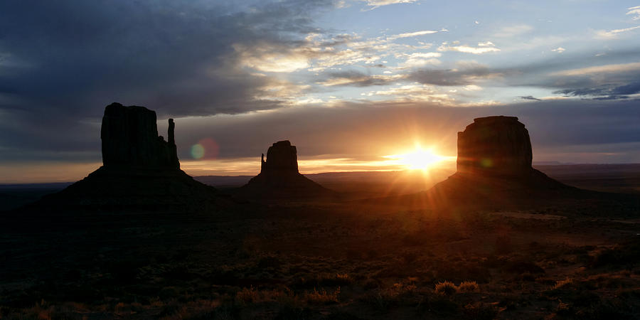 Monument Valley Sunrise Photograph by Wes and Dotty Weber
