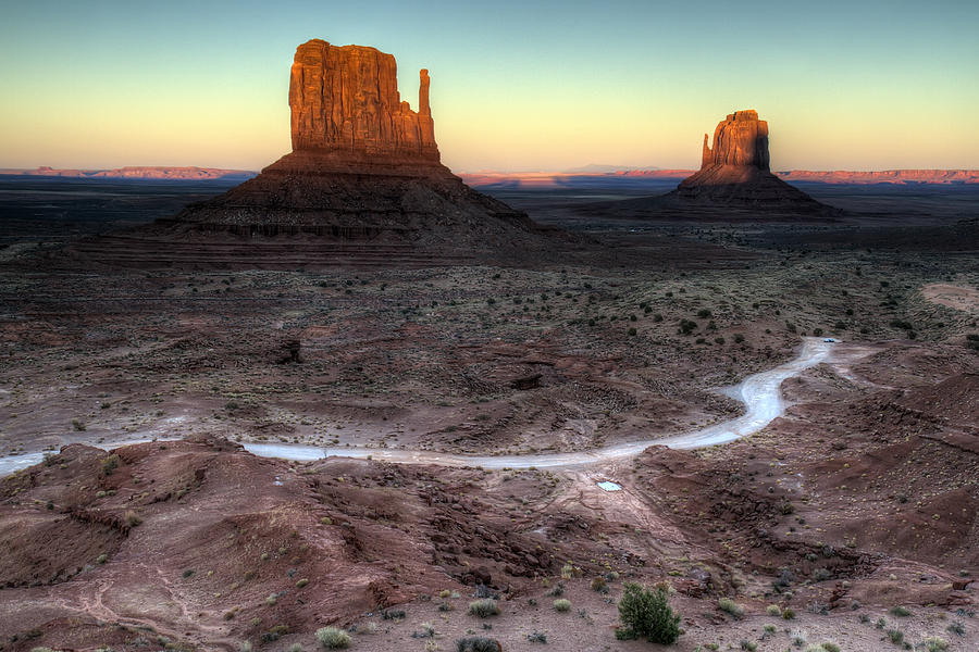 Monument Valley Sunset Photograph