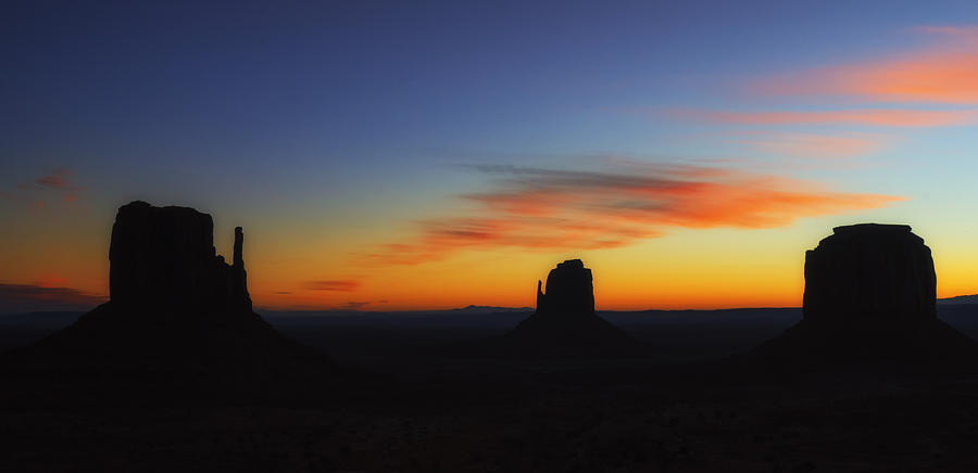 Monument Valley Sunset Photograph by Priscilla Burgers