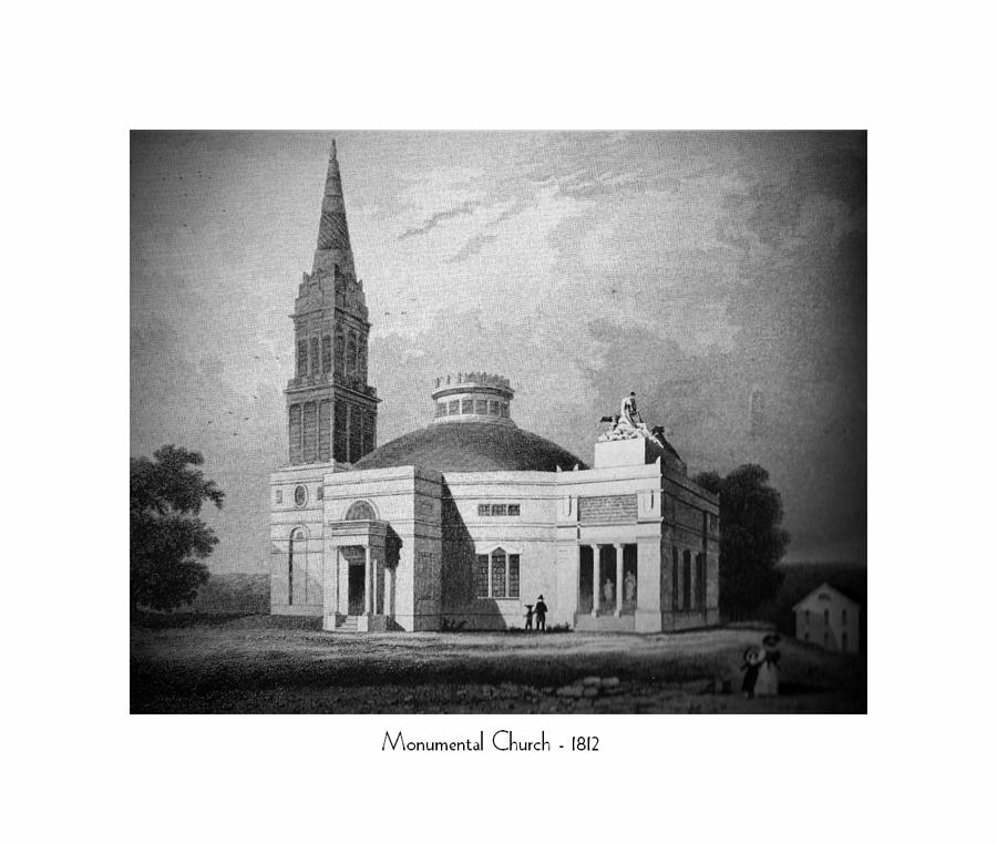 Monumental Church - 1812 Digital Art by John Madison