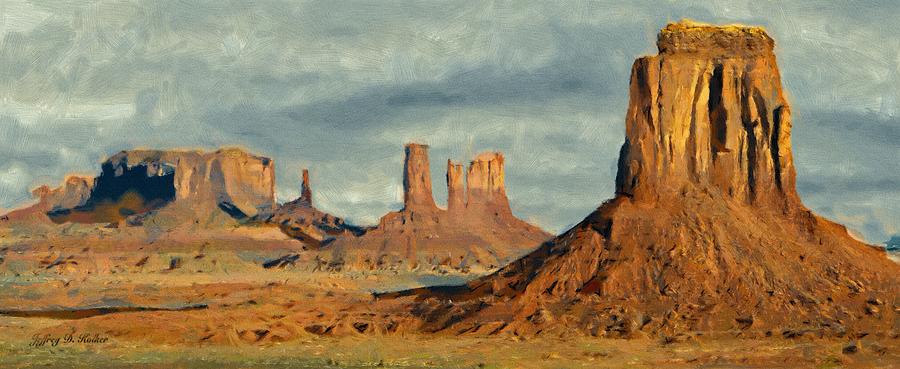 Desert Painting - Monumental by Jeffrey Kolker