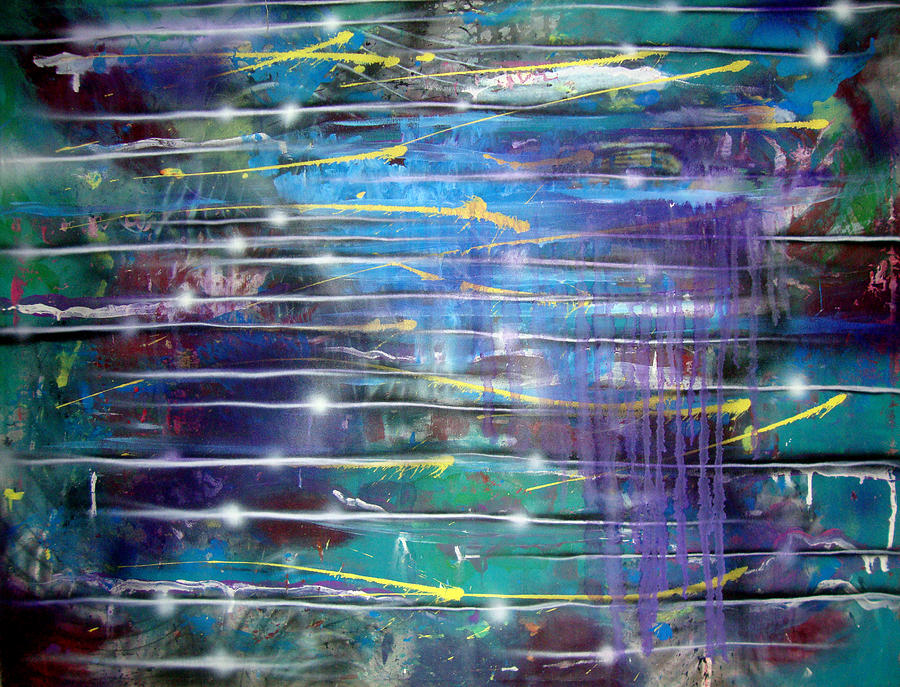 Abstract Painting - Moods by Leigh Odom