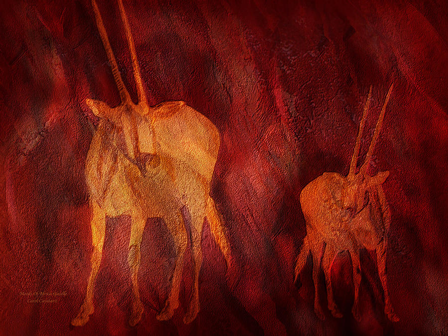 Moods Of Africa - Gazelle Mixed Media by Carol Cavalaris