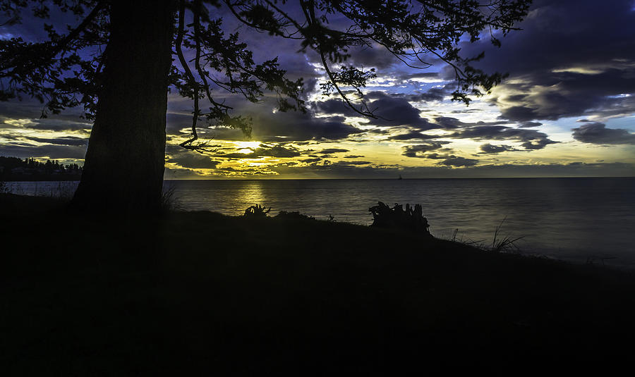 Sunset Photograph - Moody Blue by Blanca Braun