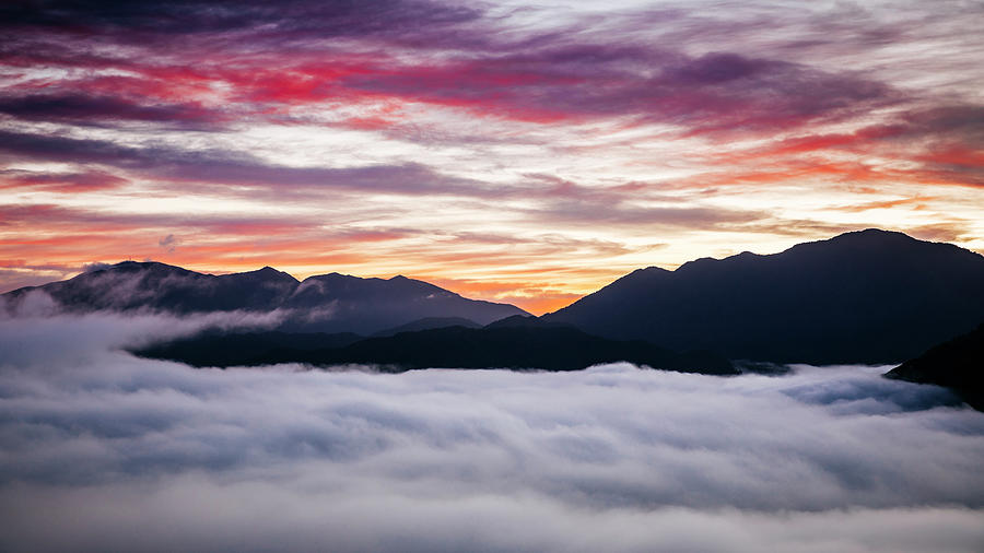 Moody Sky Over Braeburn Range At Dusk Photograph By Andrew Peacock