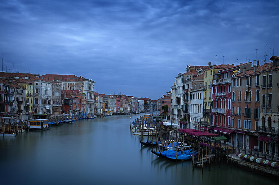 Moody sunrise in Venice Photograph by Dominique Dubied