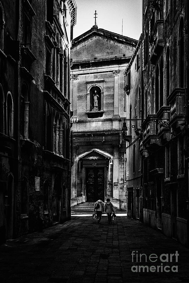 Portrait Photograph - Moody Venice by Paul Woodford
