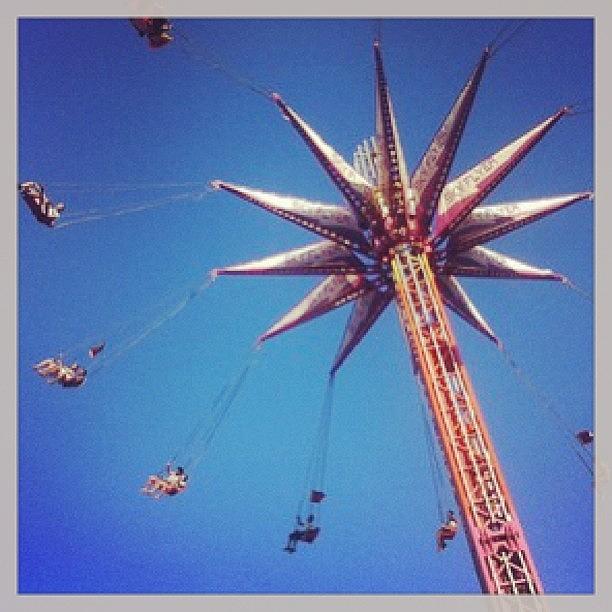 Fly Photograph - #moomba #melbourne #rides #fun #high by Katie Ball