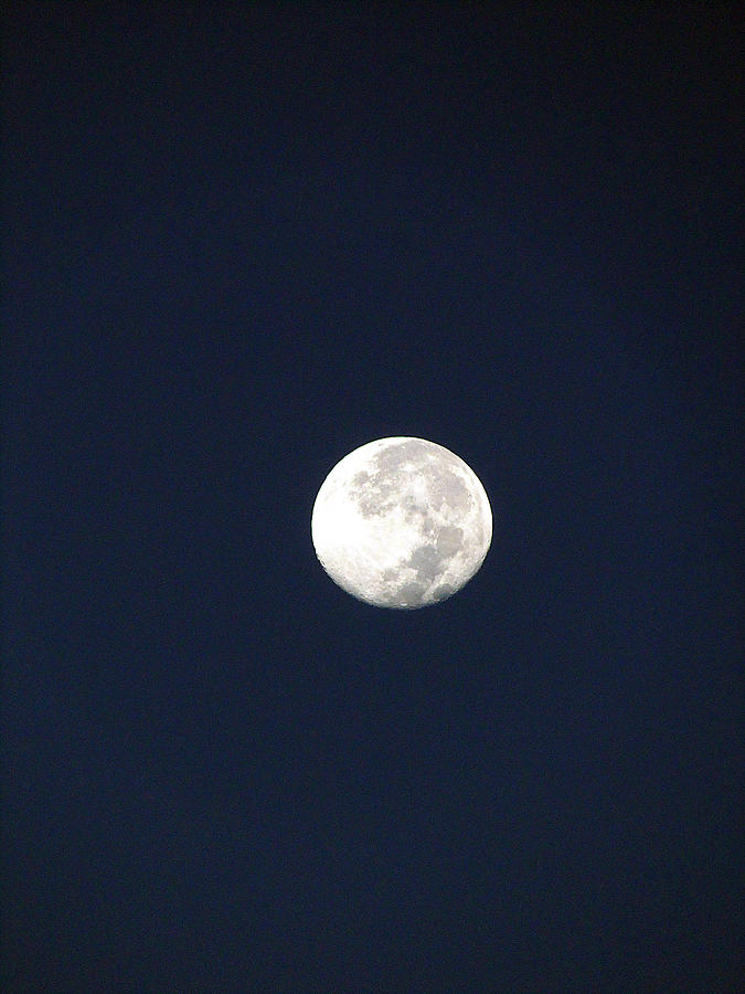 Moon 011  Photograph by Christopher Mercer