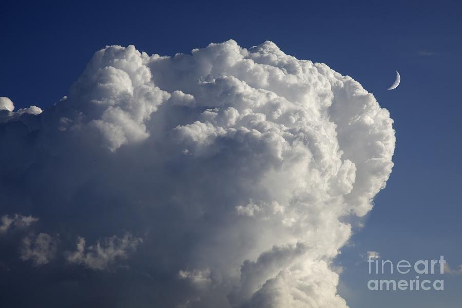 Moon And Thundercloud by Detlev Van Ravenswaay