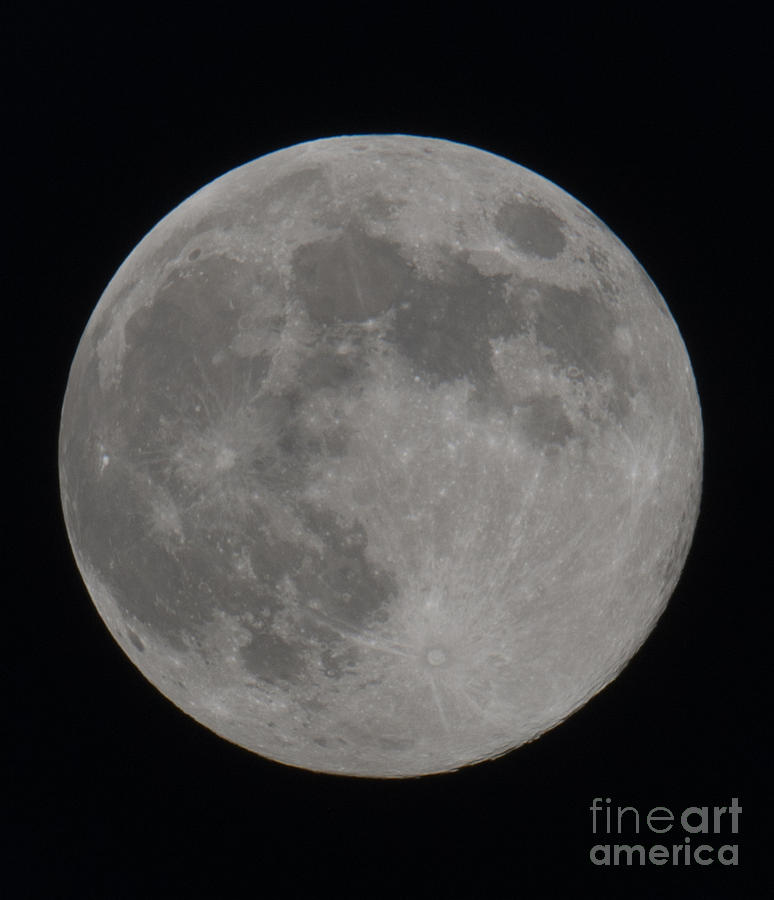 Moon Closeup Photograph