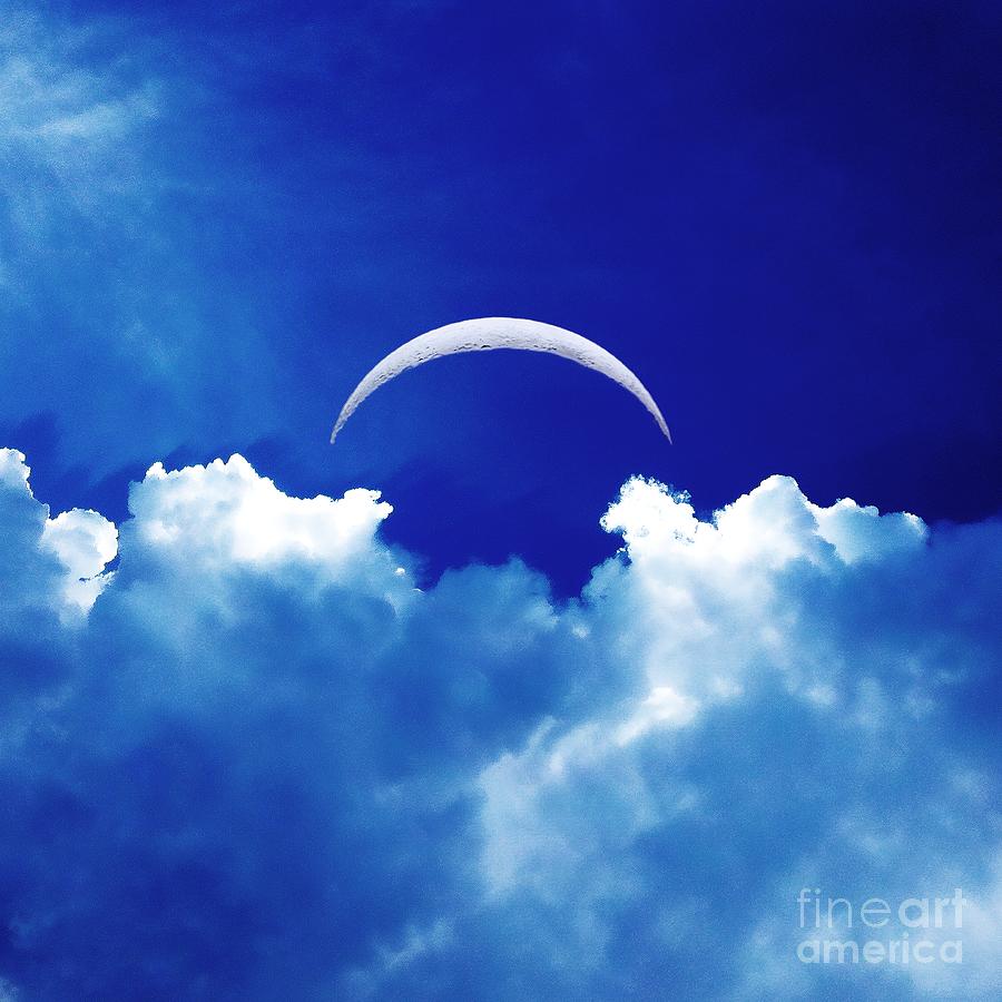 Moon Cloud Photograph by Joseph J Stevens