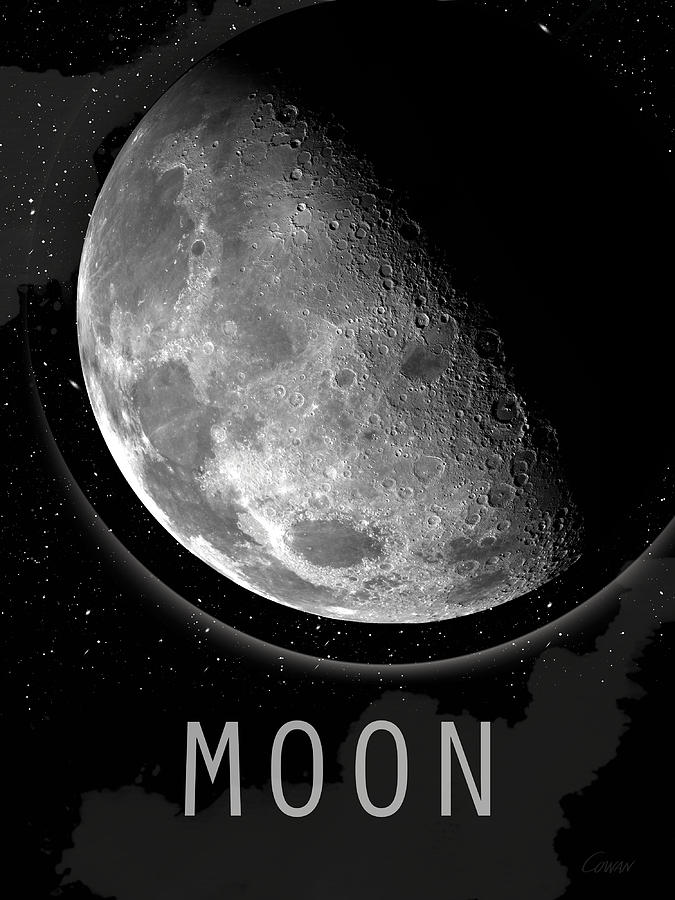 Moon Digital Art